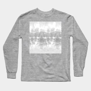 Tie-Dye Gray Stripes Long Sleeve T-Shirt